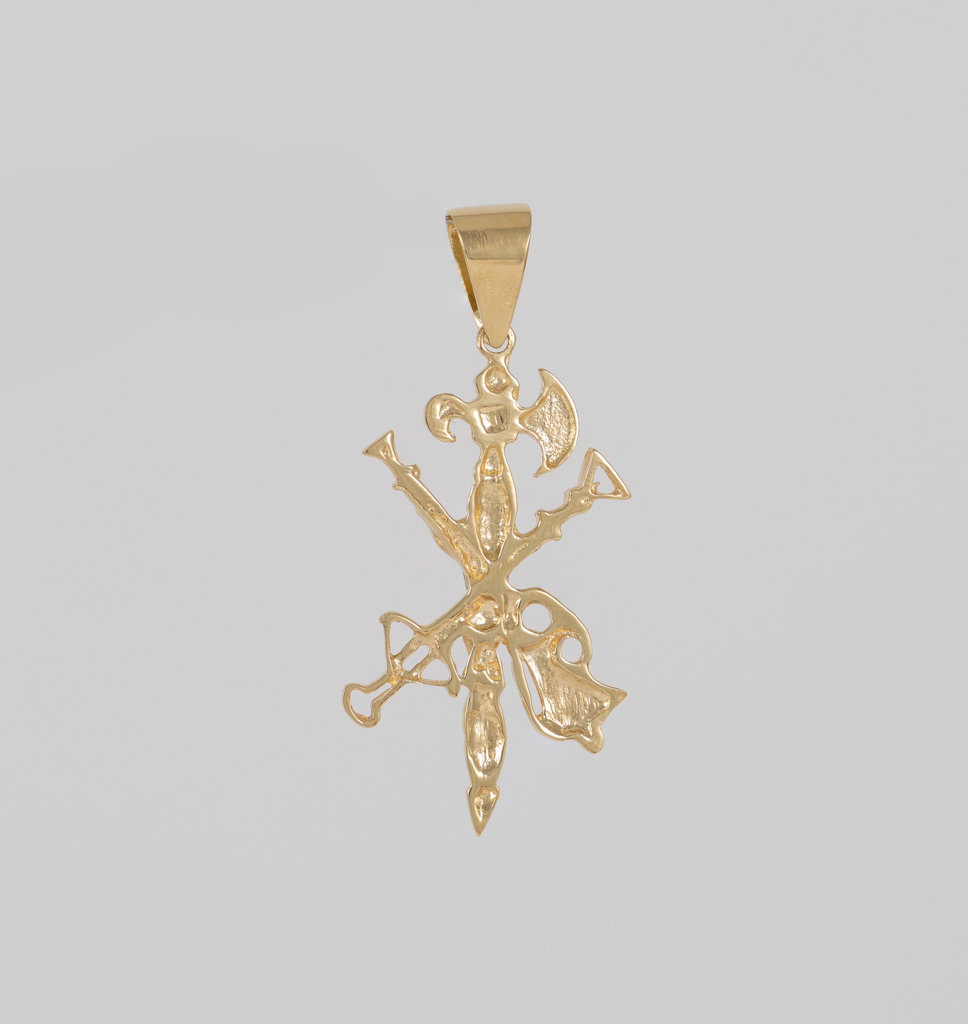 Colgante Cruz Legión oro 18k 750