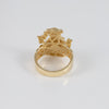 Anillo oro 18k 750 bolsa de dinero
