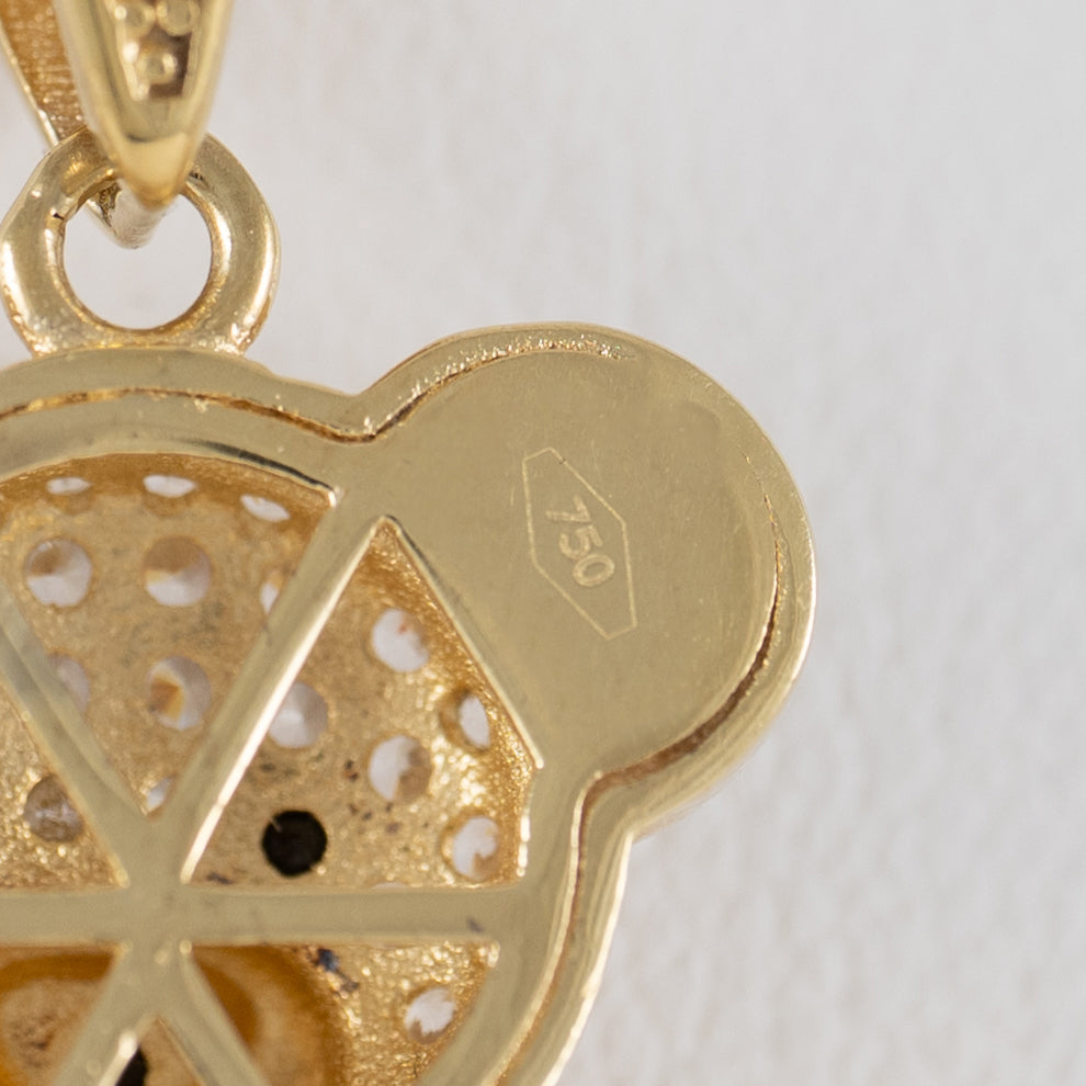 Colgante Oso oro 18k 750