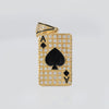 Colgante Carta As de Picas de oro 18k 750
