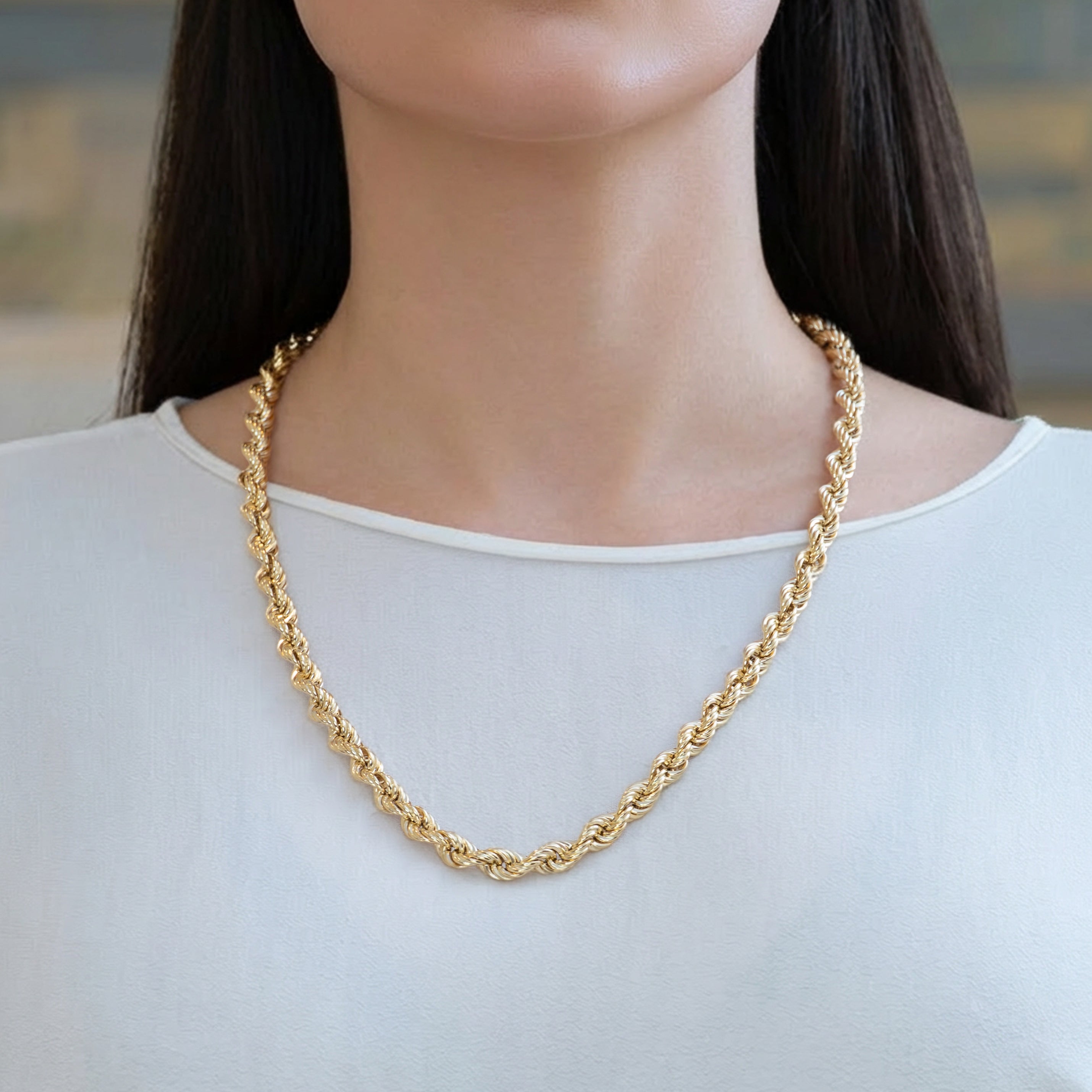 Cadena cordón oro 18k 750 60cm