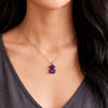 Colgante Tous Bold Bear de oso de acero en morado metalizado