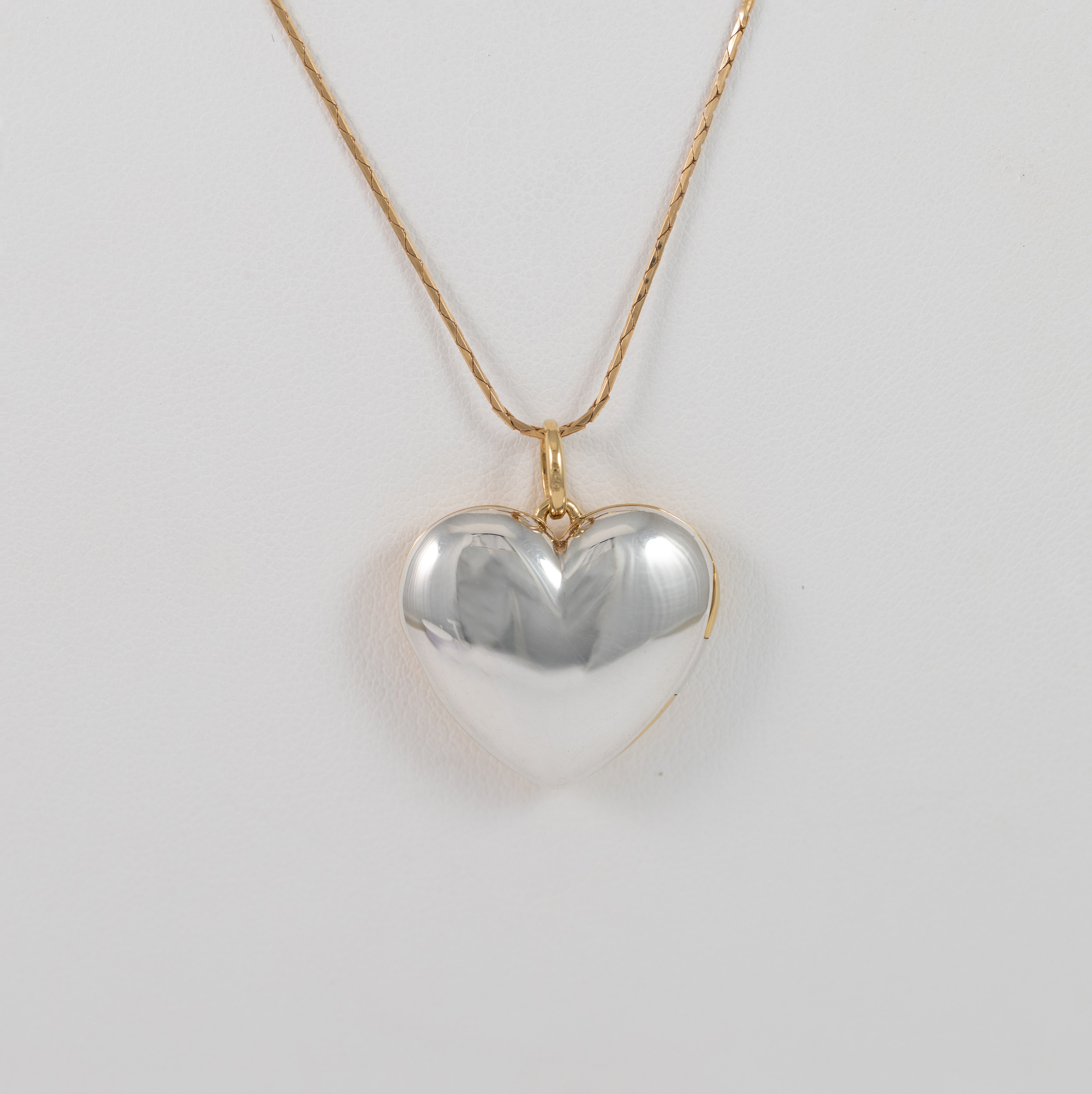 Colgante Tous Corazón Bicolor en Plata 925 Medallions