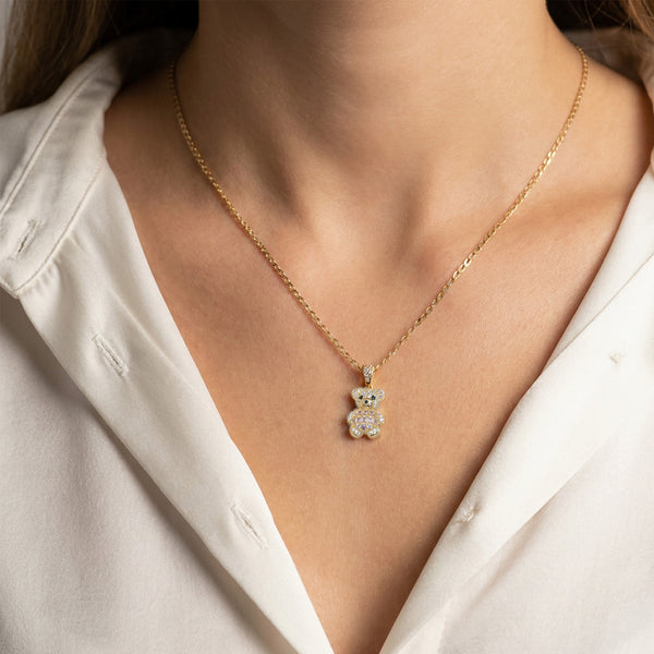 Colgante Oso oro 18k 750