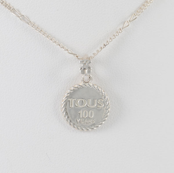 Colgante Tous de Plata 925 Medalla 100 años