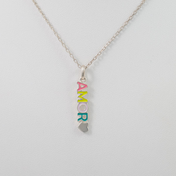 Colgante Tous Plata 925 y esmalte Amor Crossword