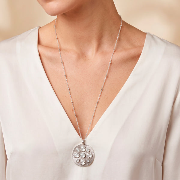 Colgante Tous en Plata 925 con Nácar Colección Minerva