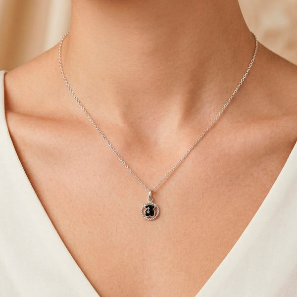 Colgante Tous en Plata 925 y Ónix motivo oso