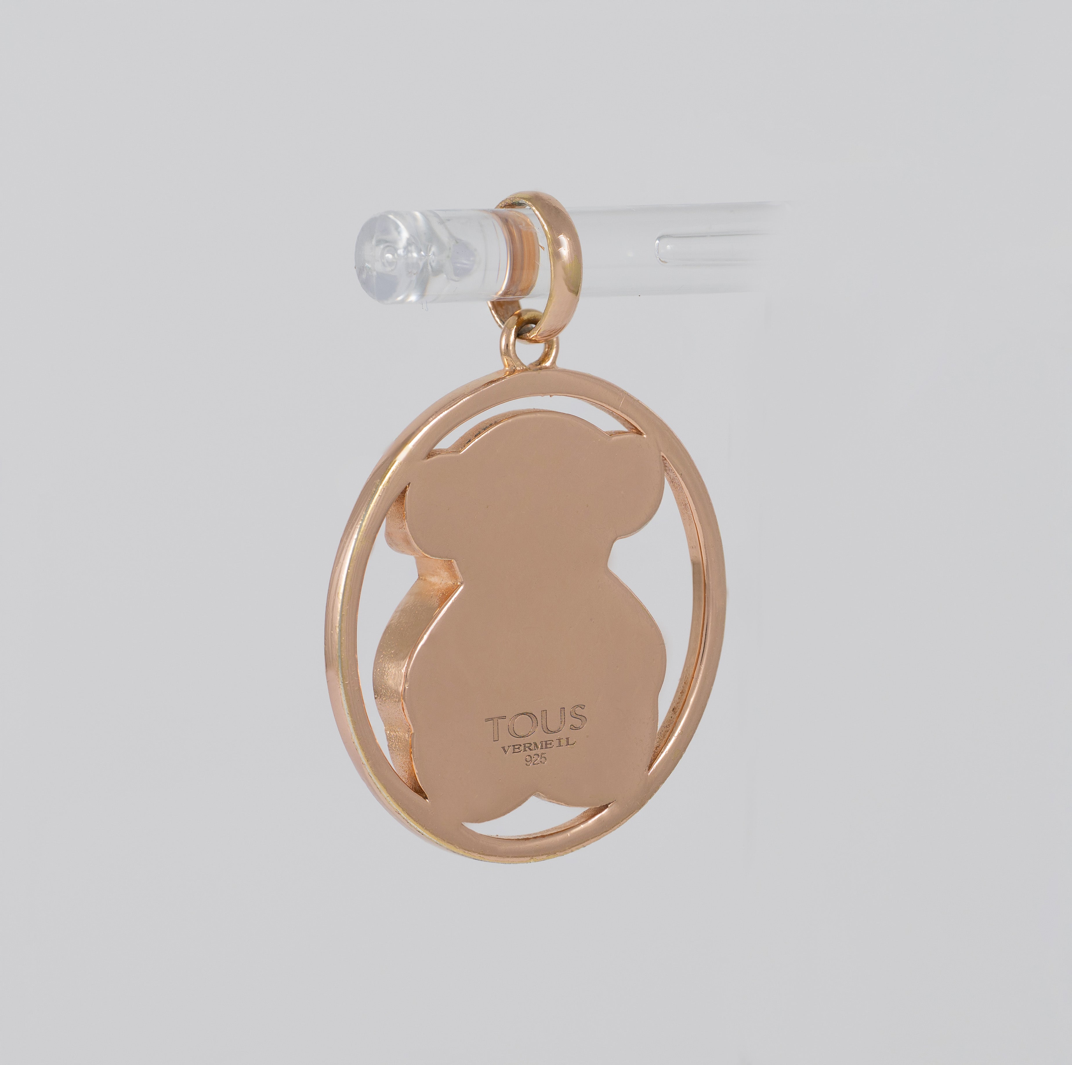 Colgante Tous de Plata Vermeil Rosa con Amazonita