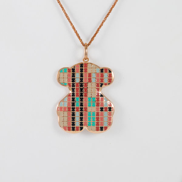 Colgante Tous de Plata Vermeil y esmalte