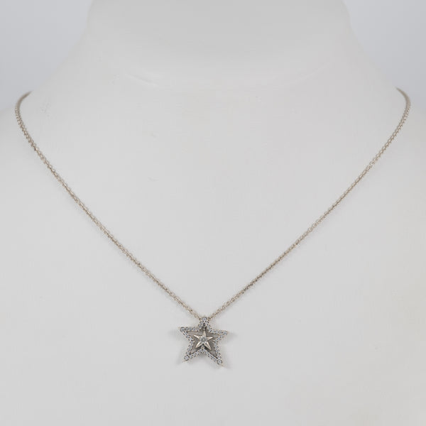 Collar con colgante Pandora en plata 925 Estrella Brillante