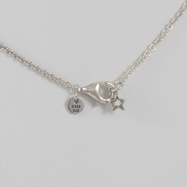 Collar con colgante Pandora en plata 925 Estrella Brillante