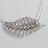 Collar con Colgante en plata 925 Hoja