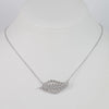 Collar con Colgante en plata 925 Hoja