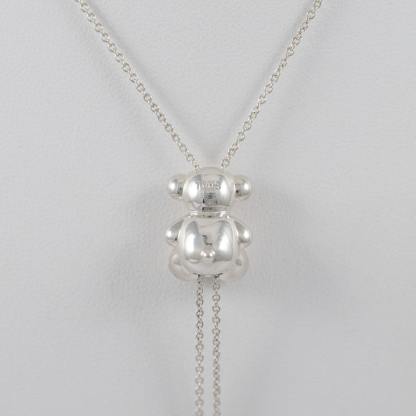 Collar Largo Tous de Plata 925 y motivo oso 3D Bold Bear