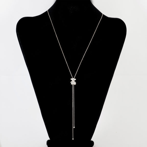 Collar Largo Tous de Plata 925 y motivo oso 3D Bold Bear