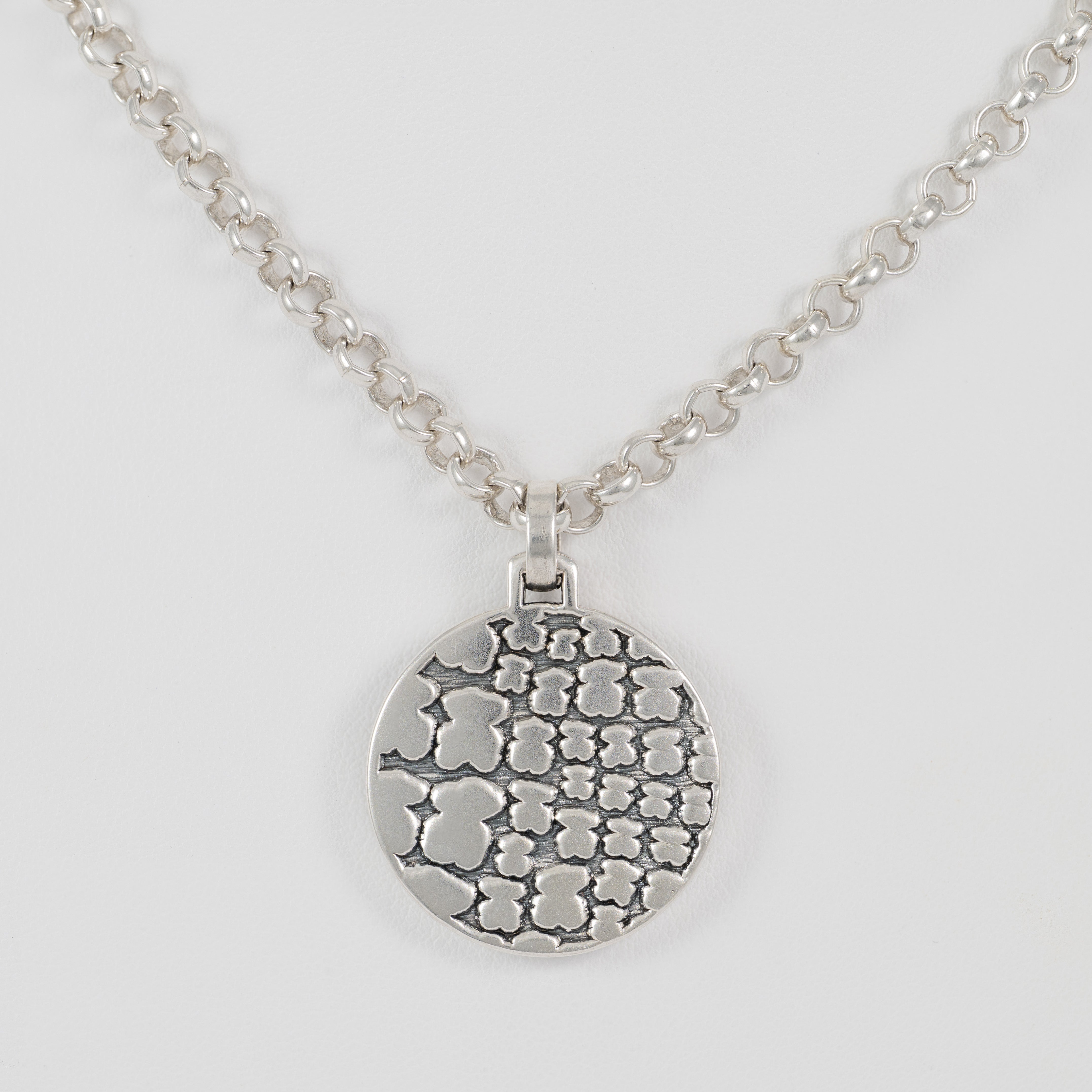 Collar con medalla Multi-oso Tous de plata 925