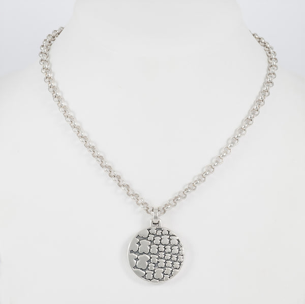 Collar con medalla Multi-oso Tous de plata 925