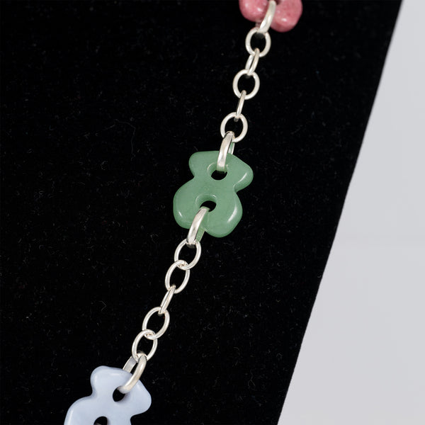 Collar Tous de Plata 925 con motivos oso de gemas Cruise