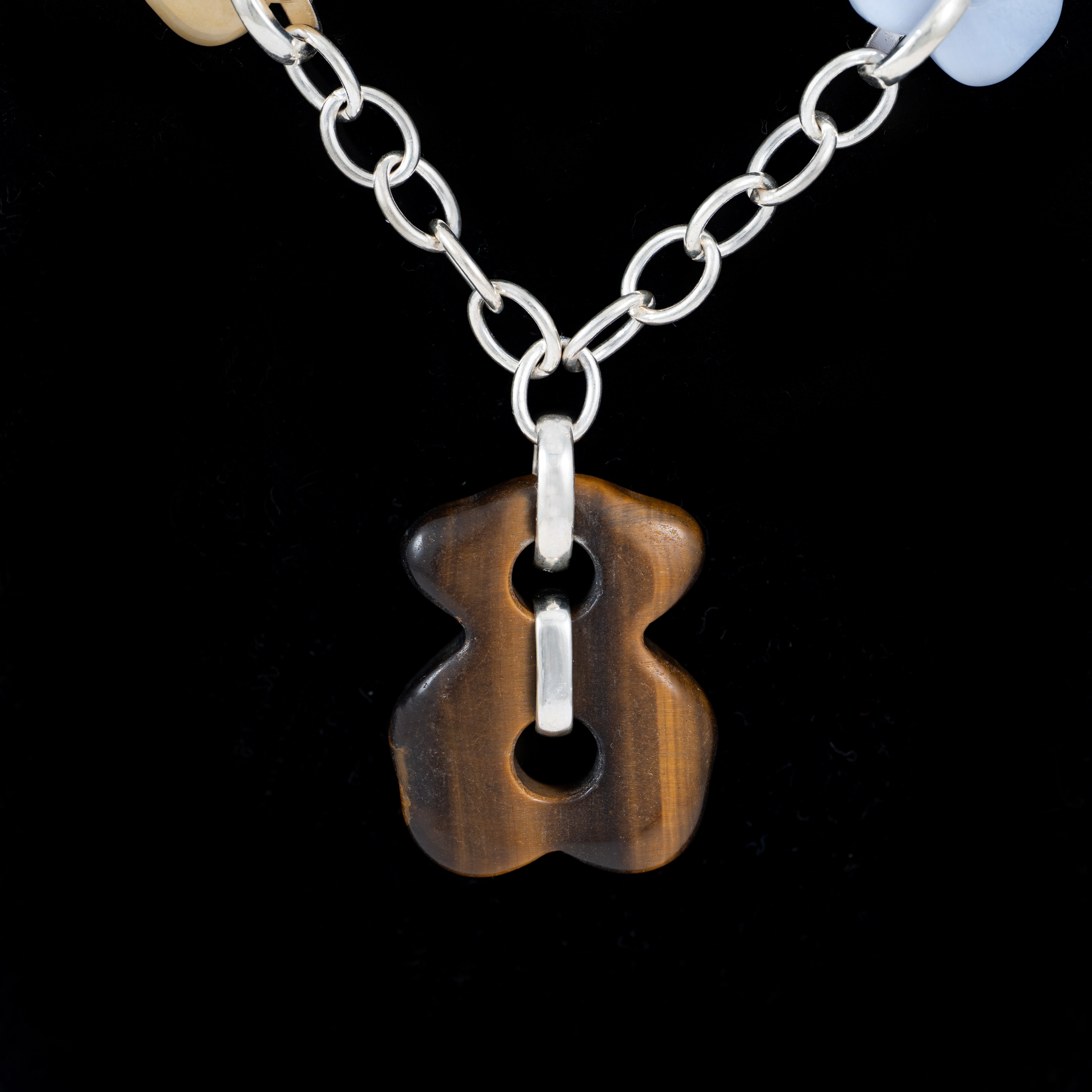 Collar Tous de Plata 925 con motivos oso de gemas Cruise