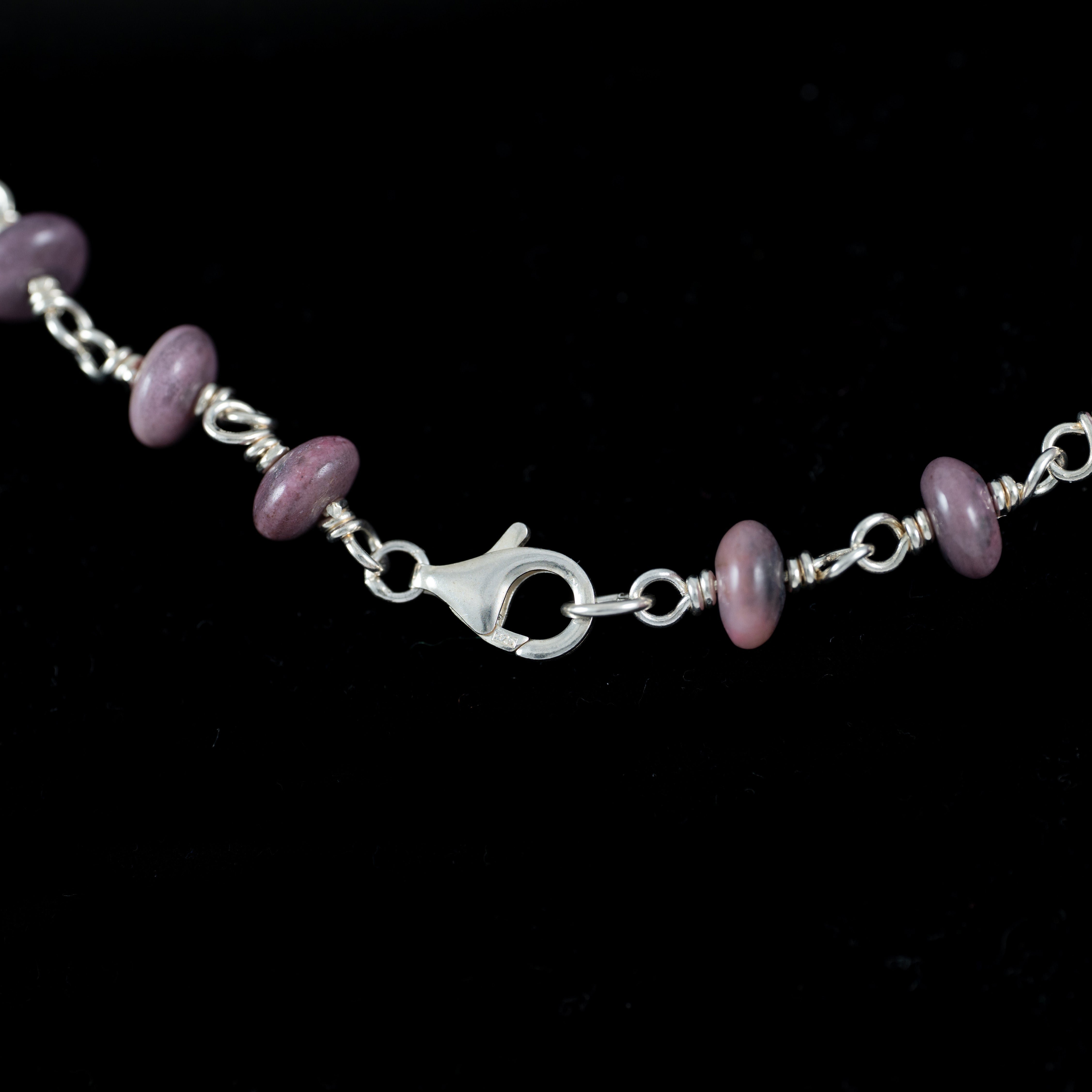 Collar Tous Color de plata 925 y rodonita
