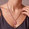 Collar Tous Color de plata 925 y rodonita