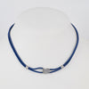 Collar Tous elástico azul Sweet Dolls motivo Oso en plata 925