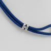 Collar Tous elástico azul Sweet Dolls motivo Oso en plata 925