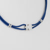 Collar Tous elástico azul Sweet Dolls motivo Oso en plata 925