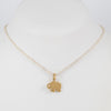 Collar Tous de perlas y motivo de elefante en plata vermeil Motif