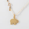 Collar Tous de perlas y motivo de elefante en plata vermeil Motif