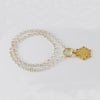 Collar Tous Plata 925 Bicolor Hav con colgante mediano oso con baño de oro 18kt y gemas Sugar Party