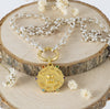 Collar Tous Plata 925 Bicolor Hav con colgante mediano oso con baño de oro 18kt y gemas Sugar Party