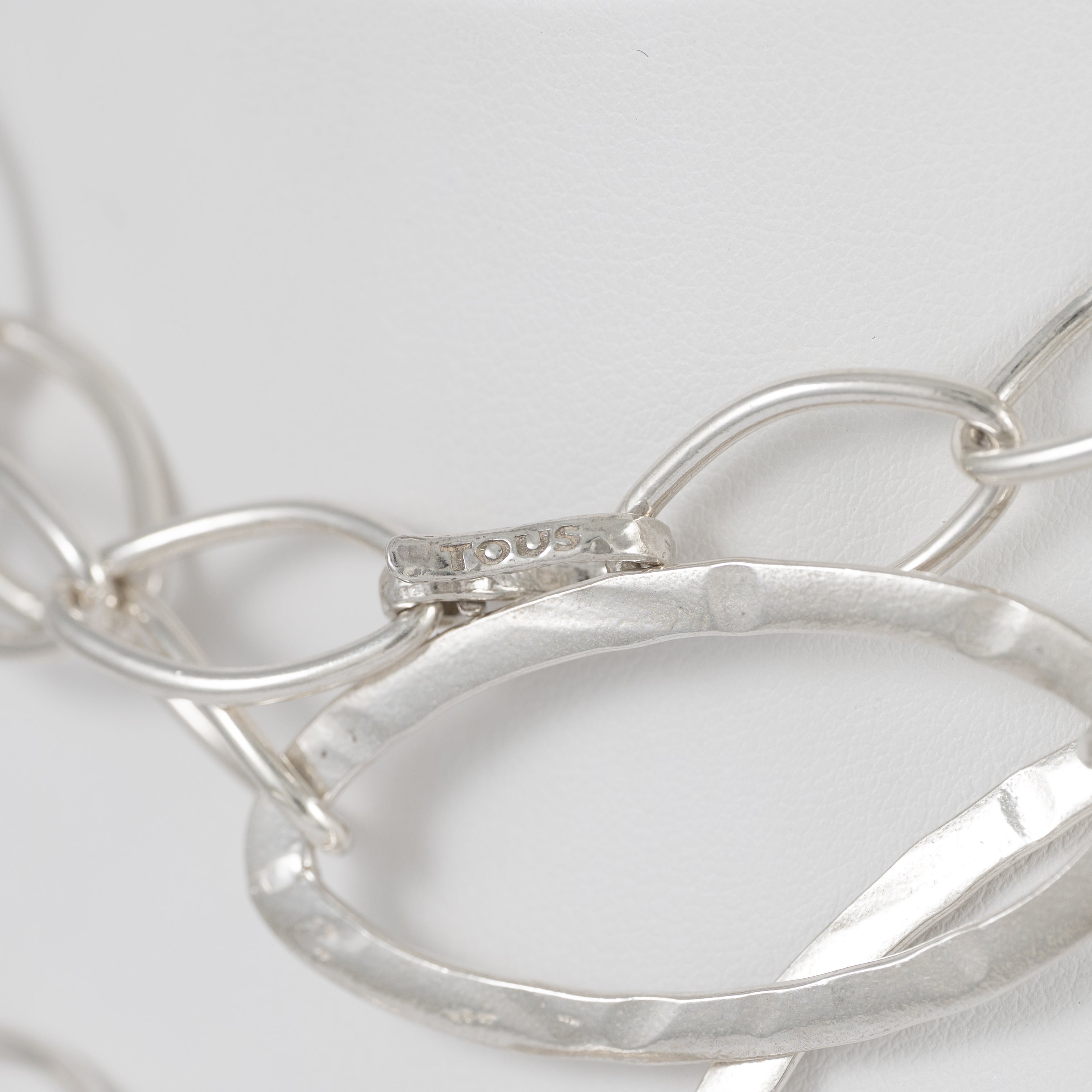 Collar Tous en plata 925 anillas ovales