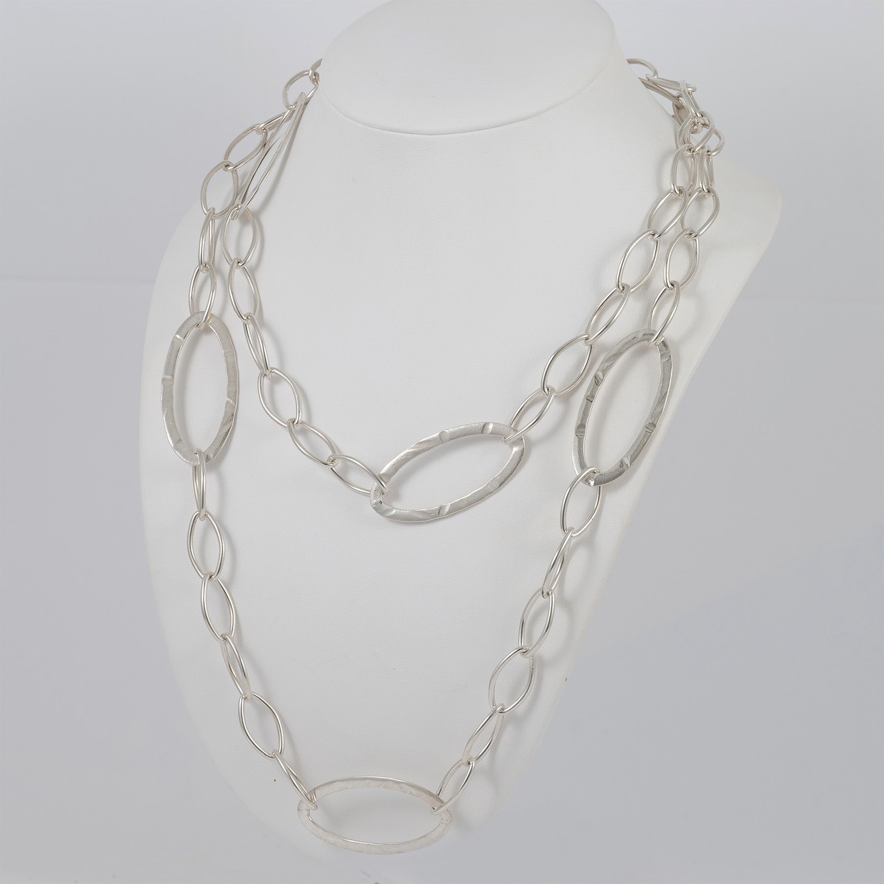 Collar Tous en plata 925 anillas ovales