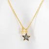 Collar Tous en plata vermeil y estrella de zafiros New Motif