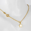 Collar Tous en plata vermeil y estrella de zafiros New Motif