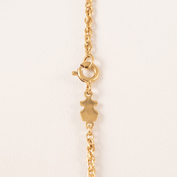 Collar Tous Rubric de plata vermeil
