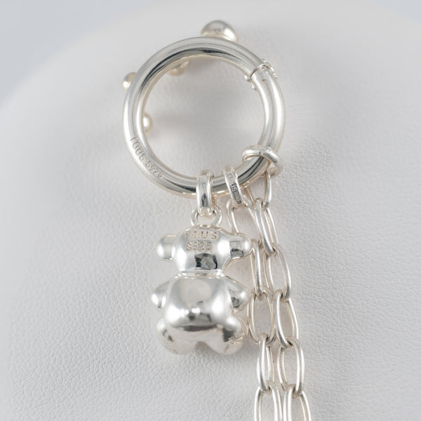 Gargantilla con anilla Tous Hold y Colgante Oso 3D de plata 925