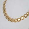 Cadena gargantilla corazones oro 18k 750 50cm