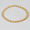 Cadena gargantilla corazones oro 18k 750 50cm