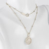 Gargantilla Tous en plata 925 con bolitas y Colgante Crossword Mama de plata 925 y esmalte azul