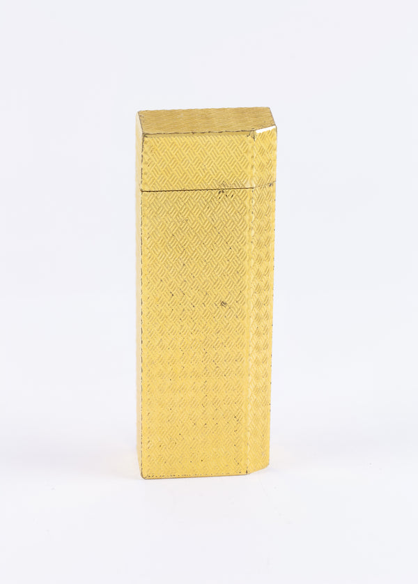 Cartier Gold Plated Pentagon Lighter