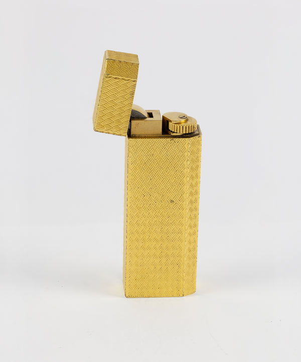 Cartier Gold Plated Pentagon Lighter
