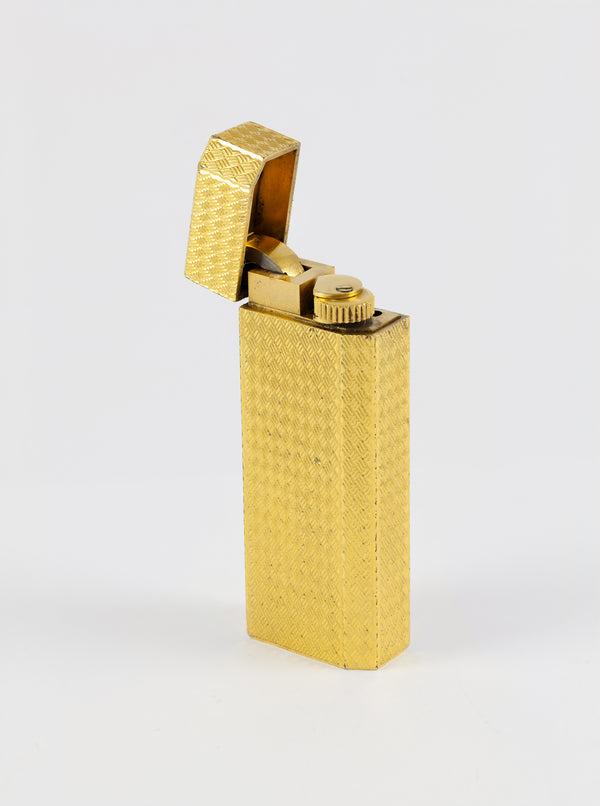 Cartier Gold Plated Pentagon Lighter