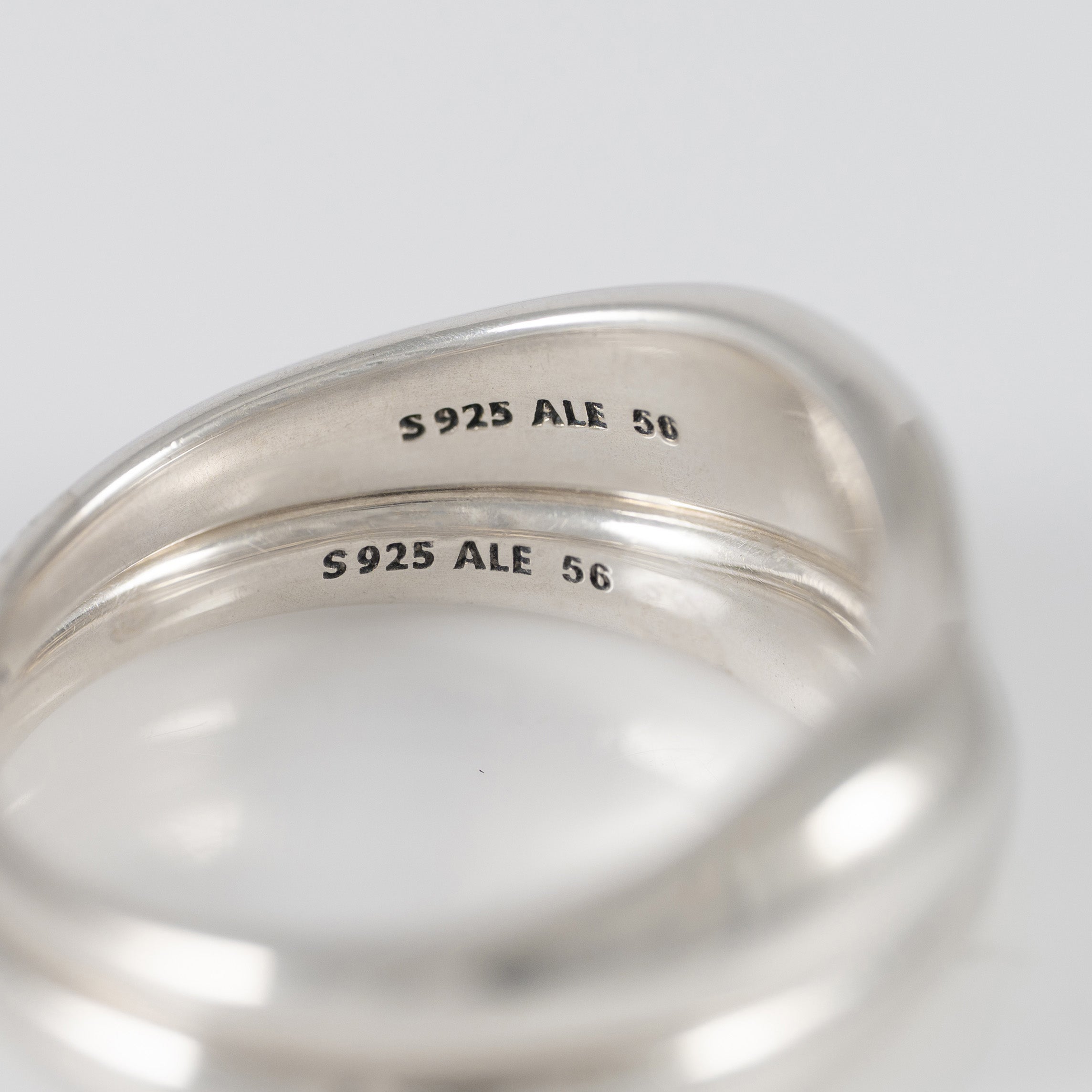 Pack de anillos apilables Pandora de Plata 925 con forma orgánica