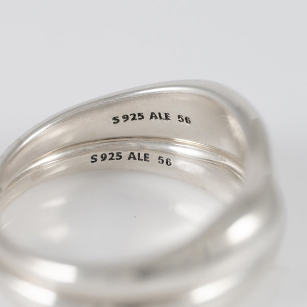 Pack de anillos apilables Pandora de Plata 925 con forma orgánica