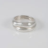 Pack de anillos apilables Pandora de Plata 925 con forma orgánica