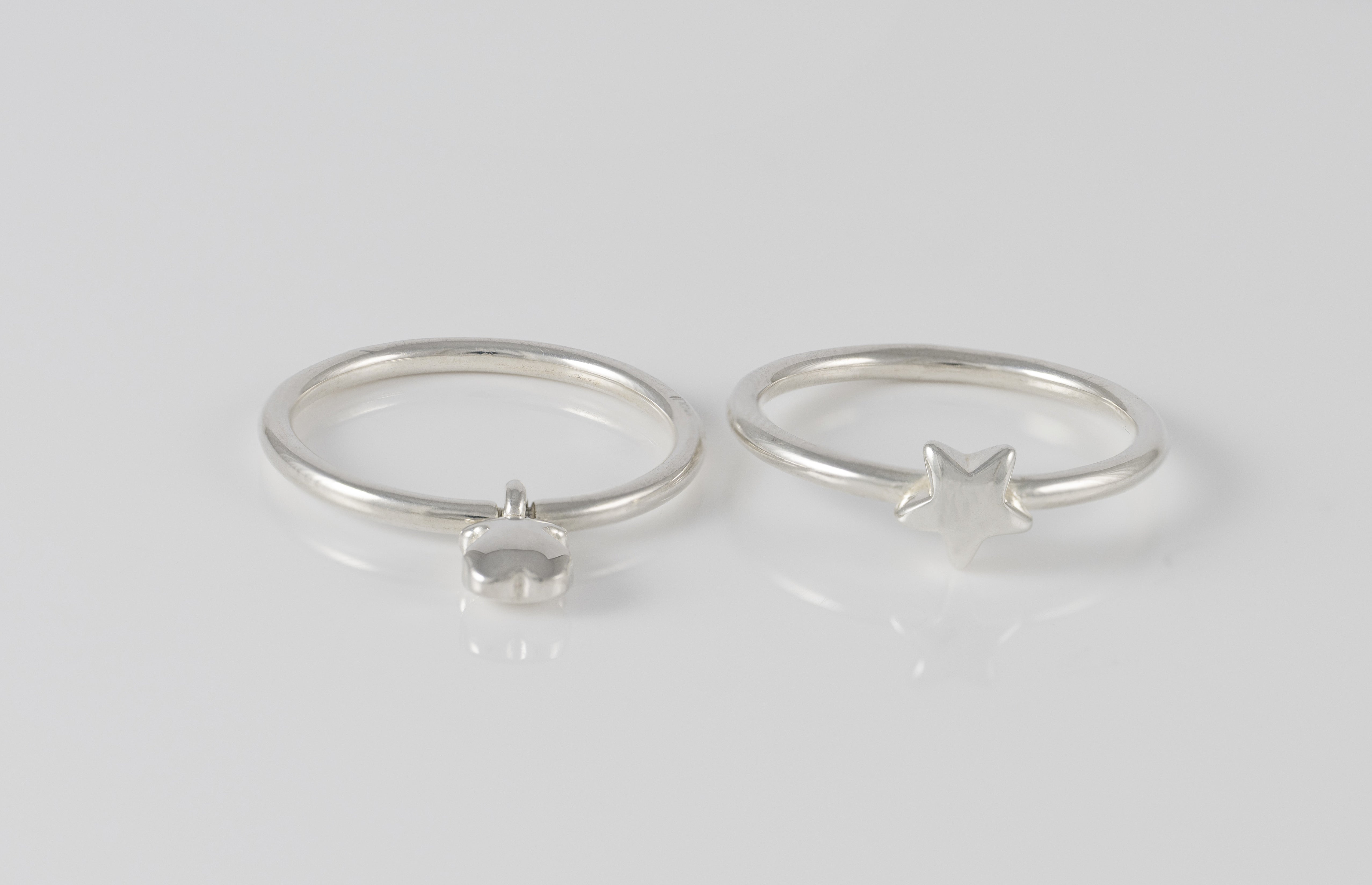 Pack de Anillos Tous motivos oso-estrella de plata Mini Icons