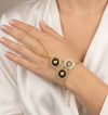 Pulsera pasamanos oro 18k 750